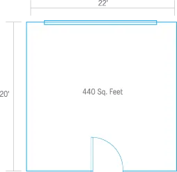Hibiscus Room floor plan