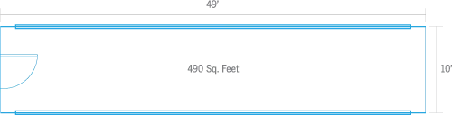 Two View Room floor plan